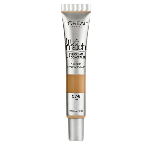 ๐น3/$12 LโOrรฉal Paris True Match Eye Cream in a Concealer, C7-8 Dark - Picture 1 of 4